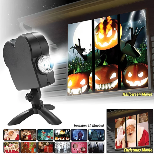 Halloween Holographic Projection